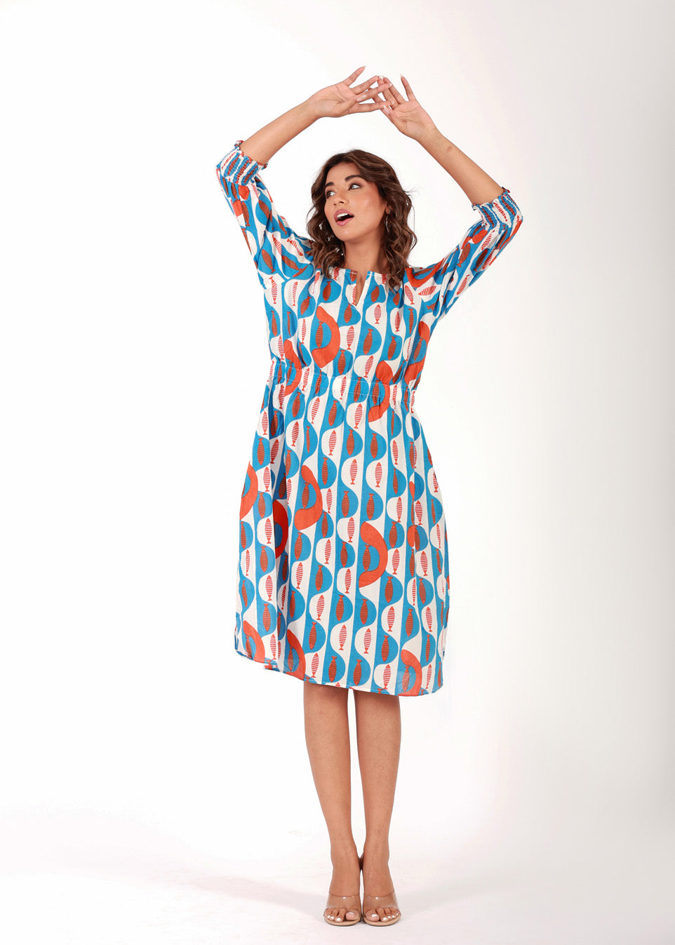 Marine – Cotton Dress