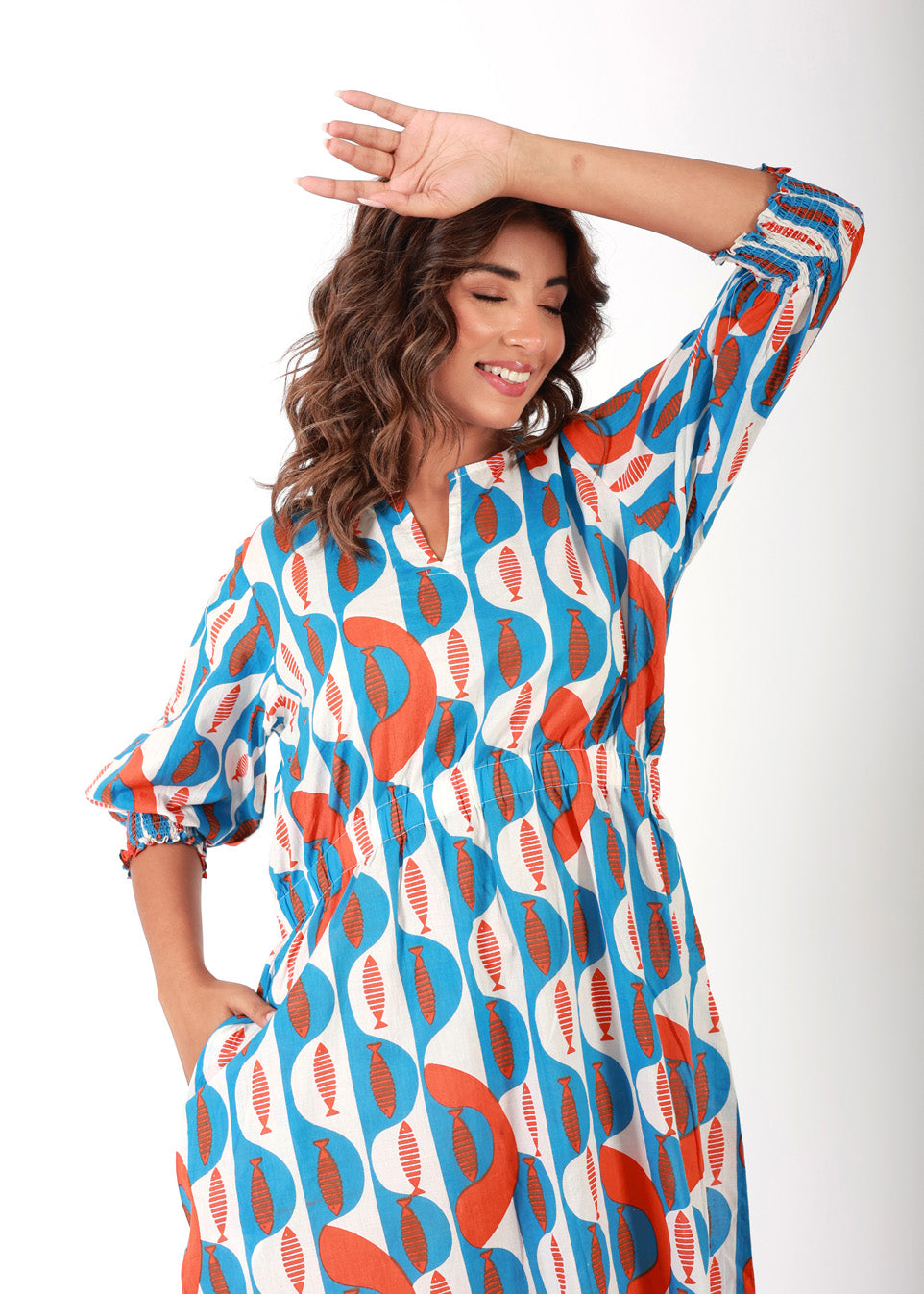 Marine – Cotton Dress