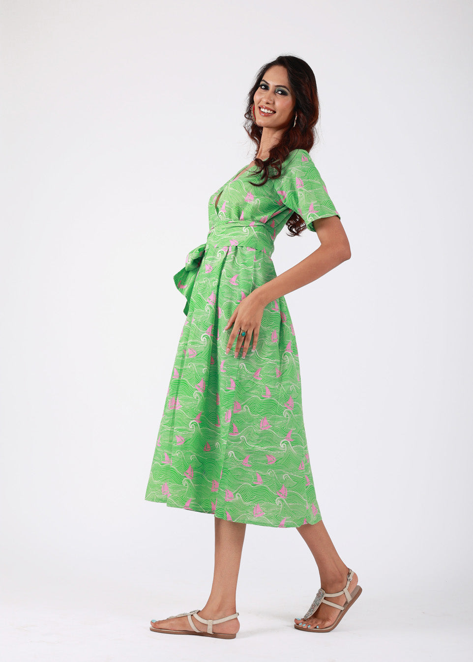 Flora – Cotton Flared Dress
