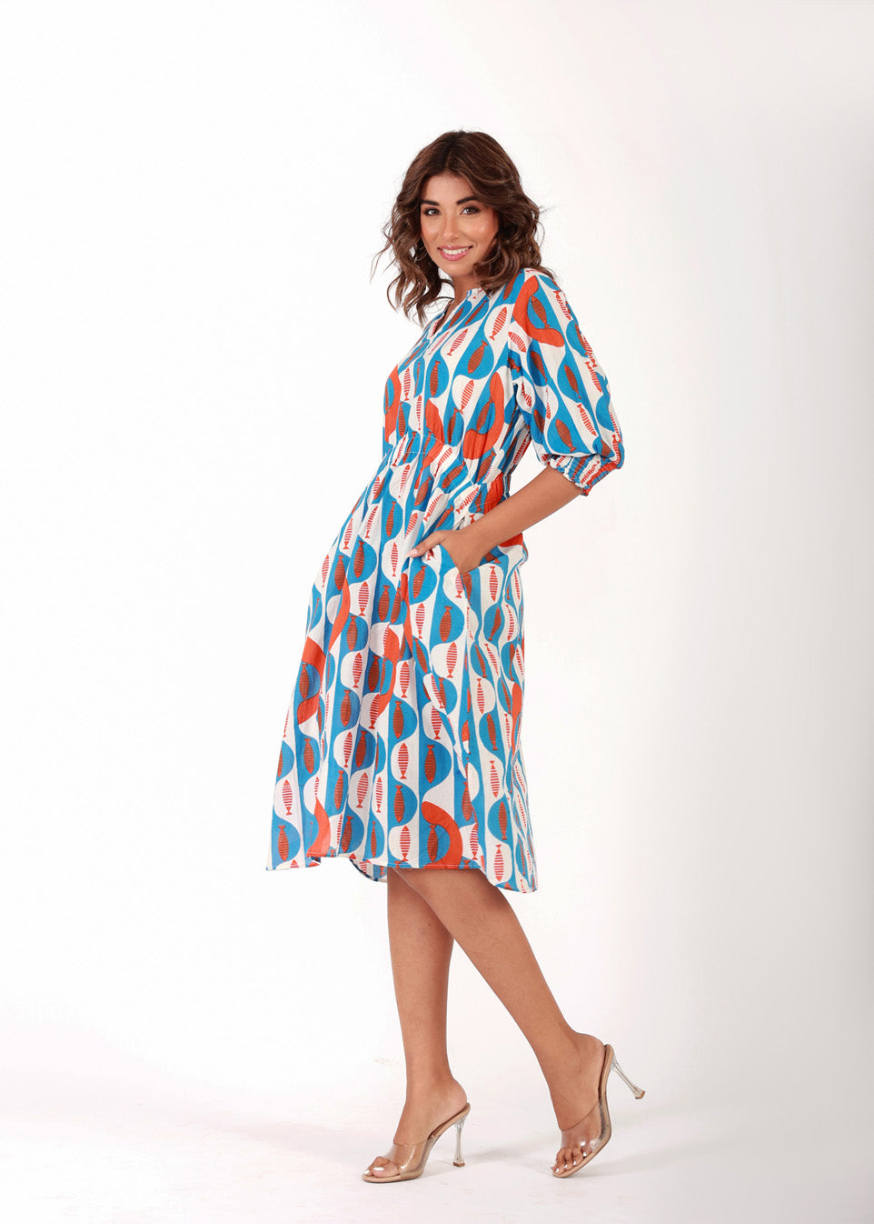 Marine – Cotton Dress