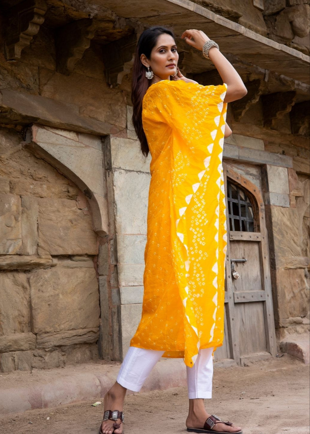 Gule Asharfi – Semi-Silk Kaftan