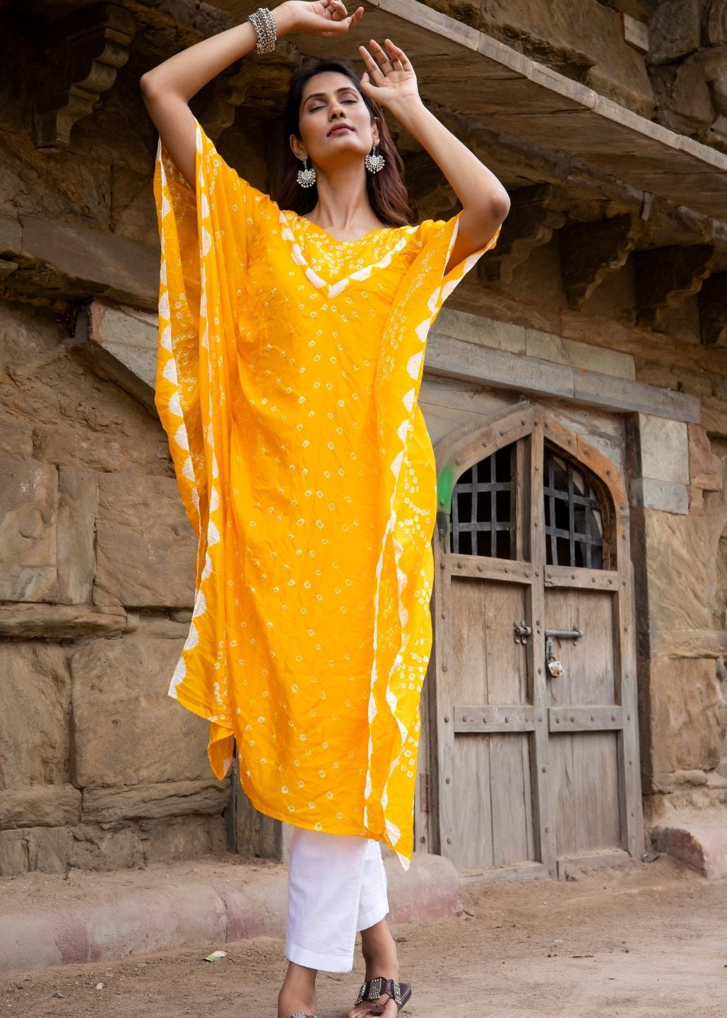 Gule Asharfi – Semi-Silk Kaftan