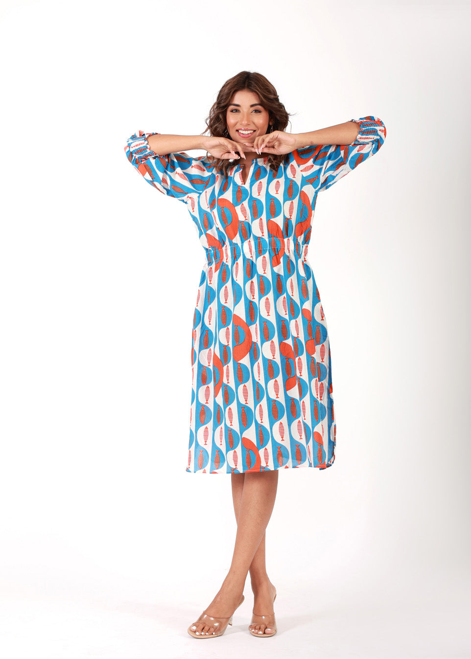 Marine – Cotton Dress