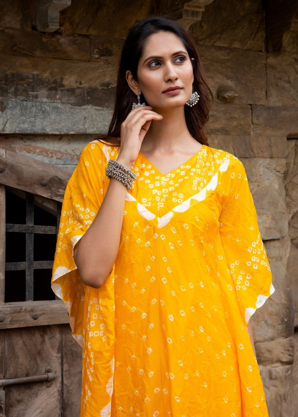 Gule Asharfi – Semi-Silk Kaftan