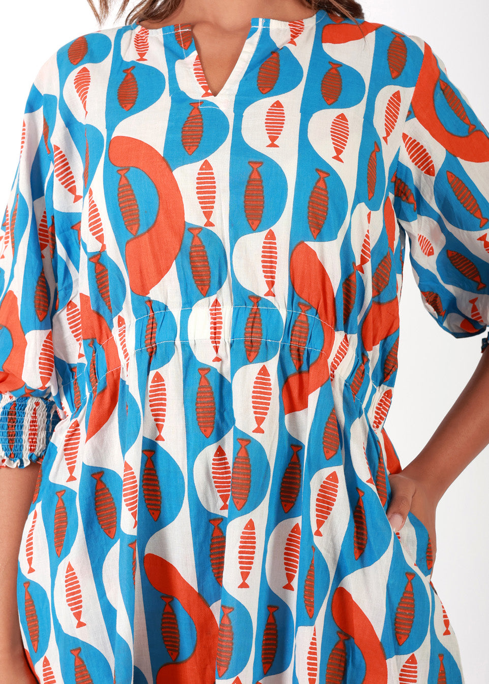Marine – Cotton Dress