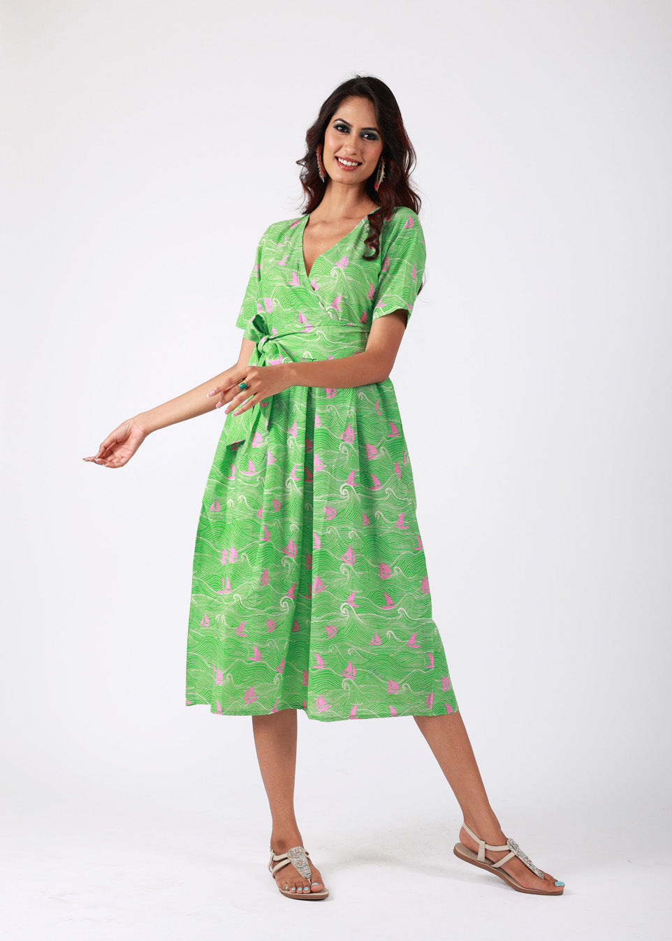 Flora – Cotton Flared Dress