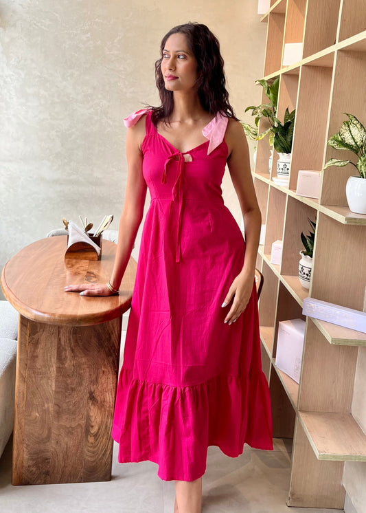 JOY – Organic Cotton Strappy Dress