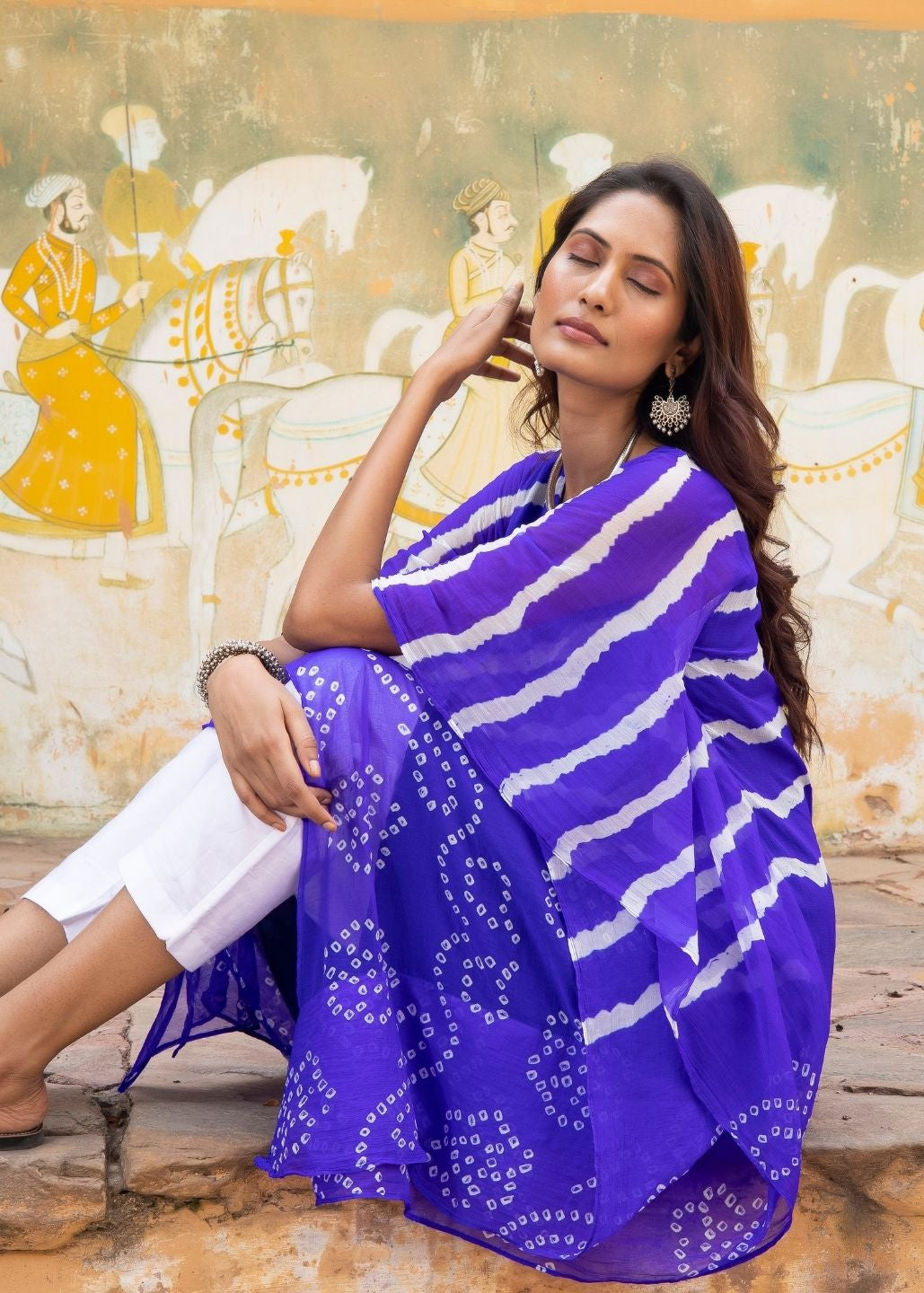 Neel Kamal – Semi-Silk Kaftan