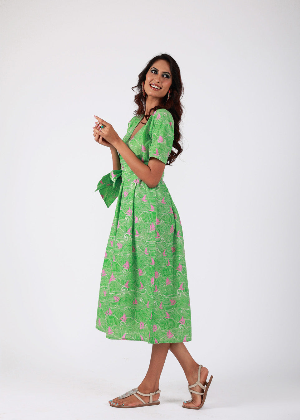 Flora – Cotton Flared Dress