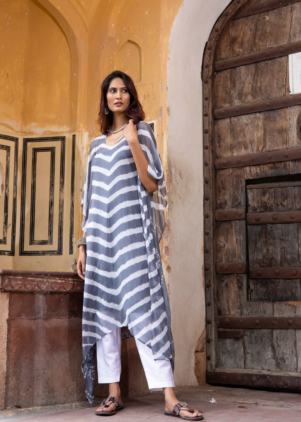 Nagdamani – Chiffon Kaftan