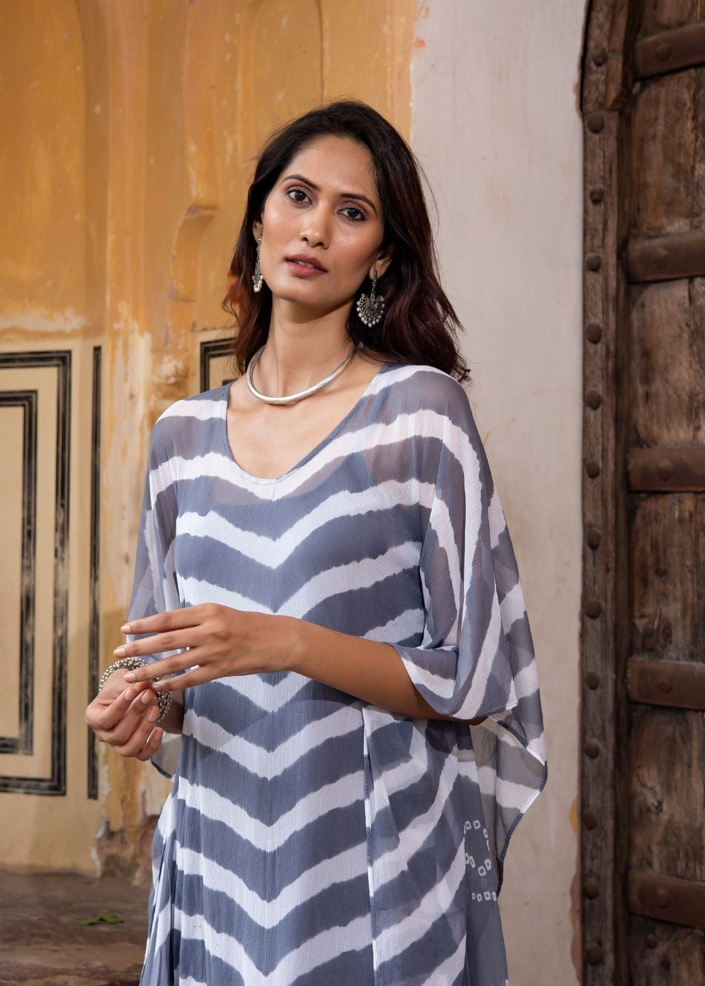 Nagdamani – Chiffon Kaftan