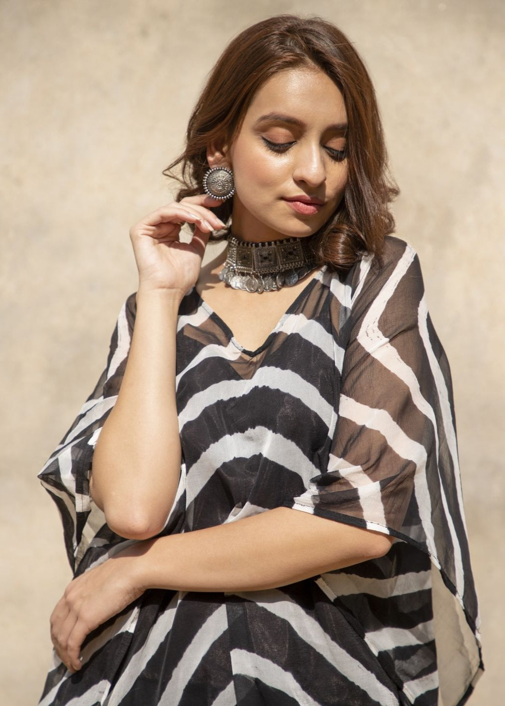 Mokosh – Long Bandhani Kaftan
