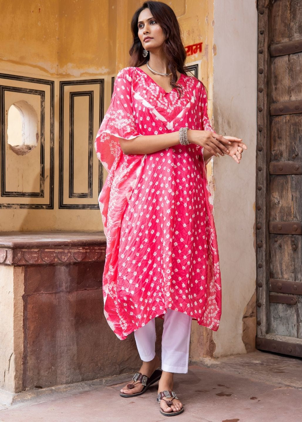 Nelum – Semi-Silk Kaftan
