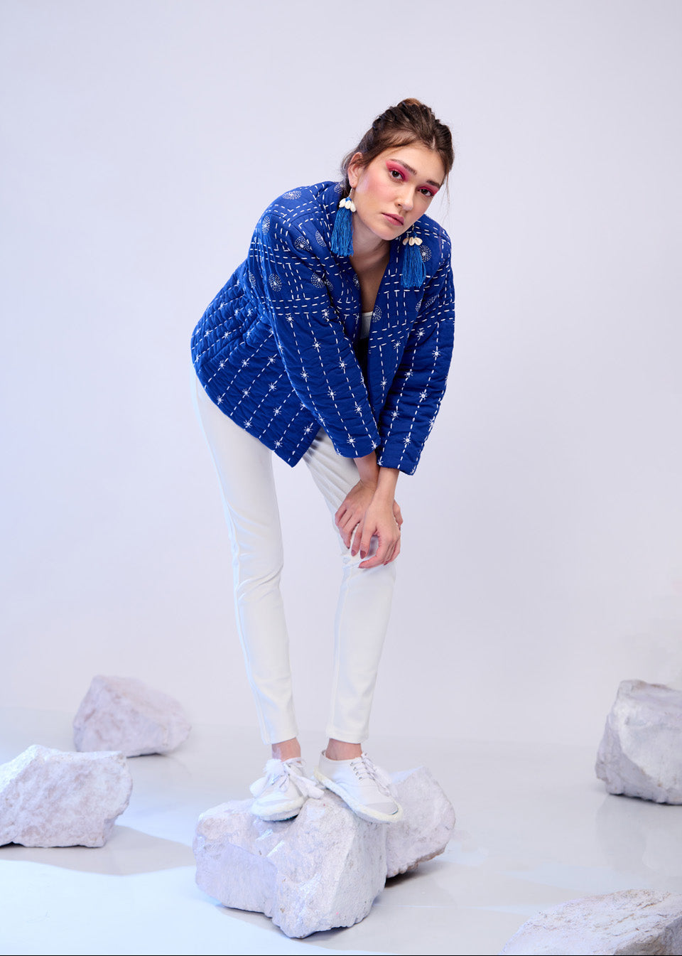 Orion – Handquilted Katha Embroidered Cotton Jacket