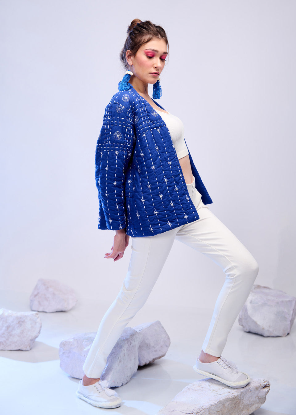 Orion – Handquilted Katha Embroidered Cotton Jacket