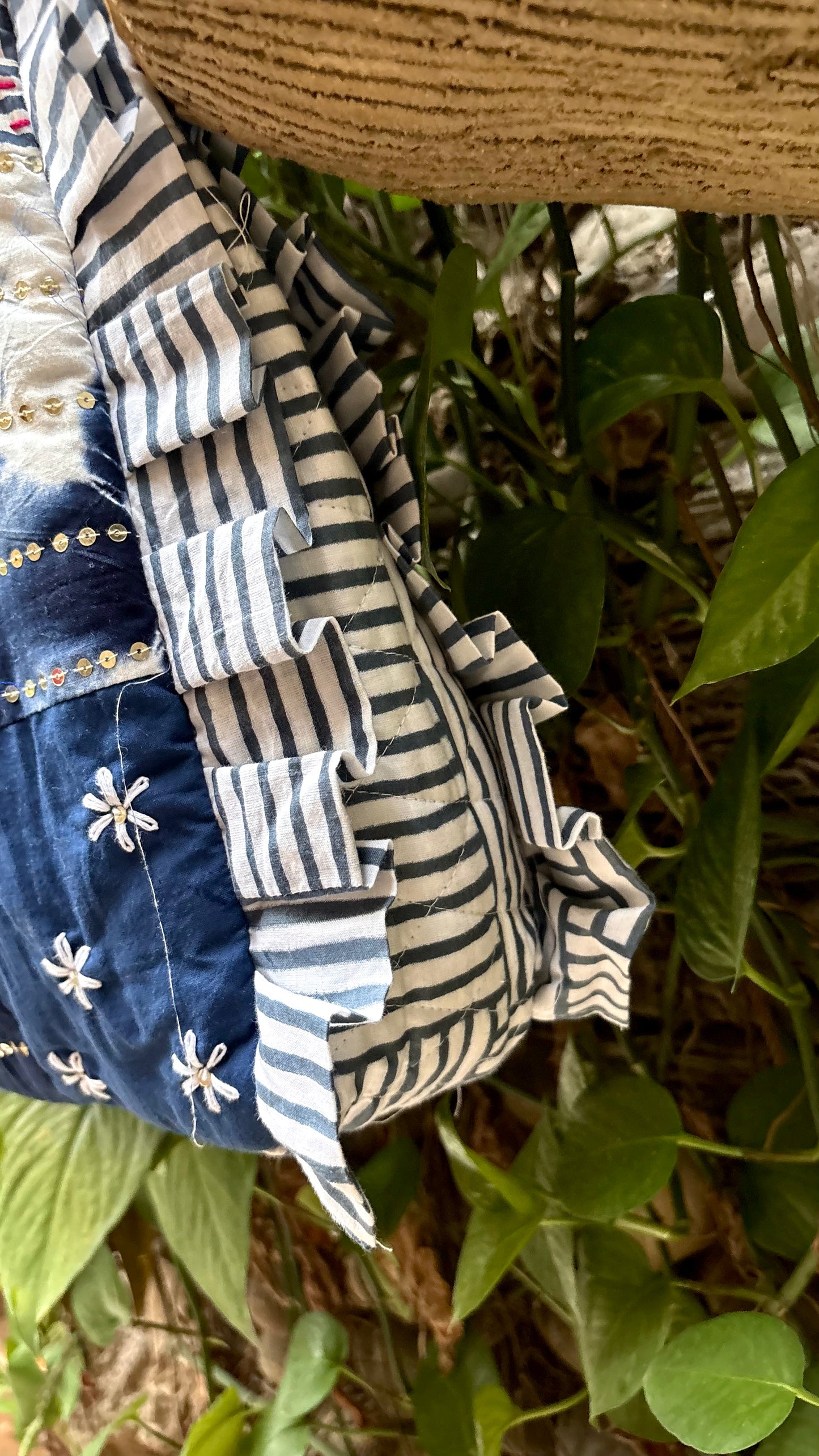Artful - Heart-Stitched Tote Bag