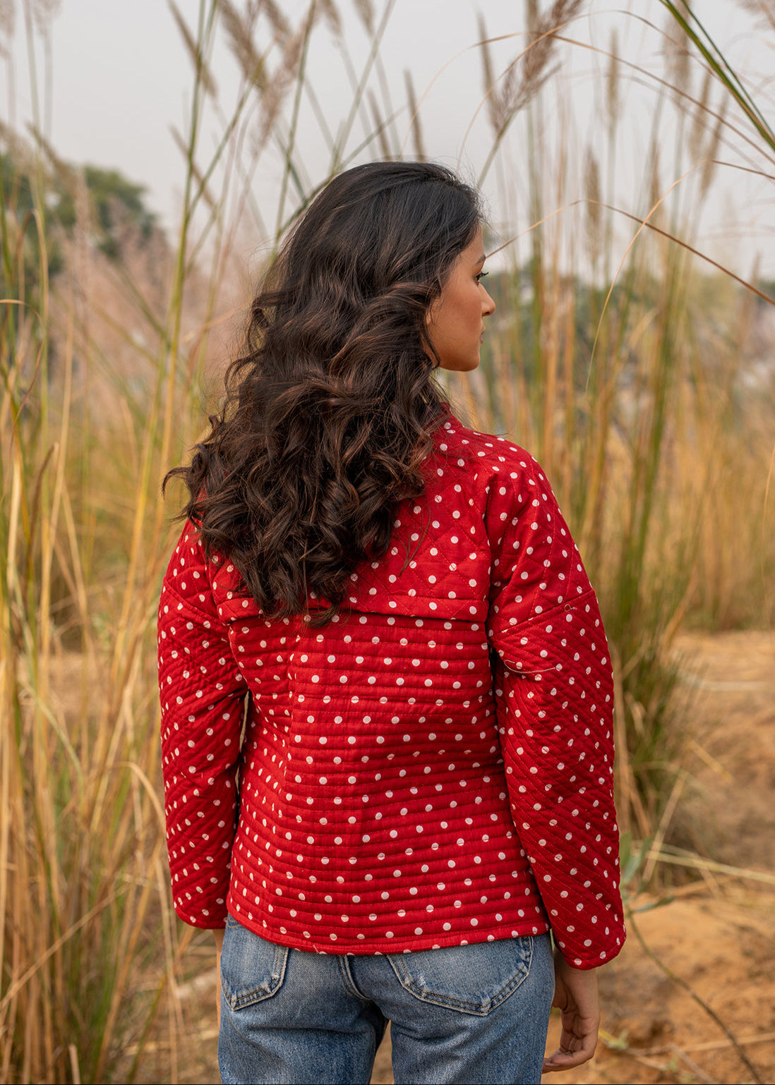Dotted You – Handquilted Cotton Jacket