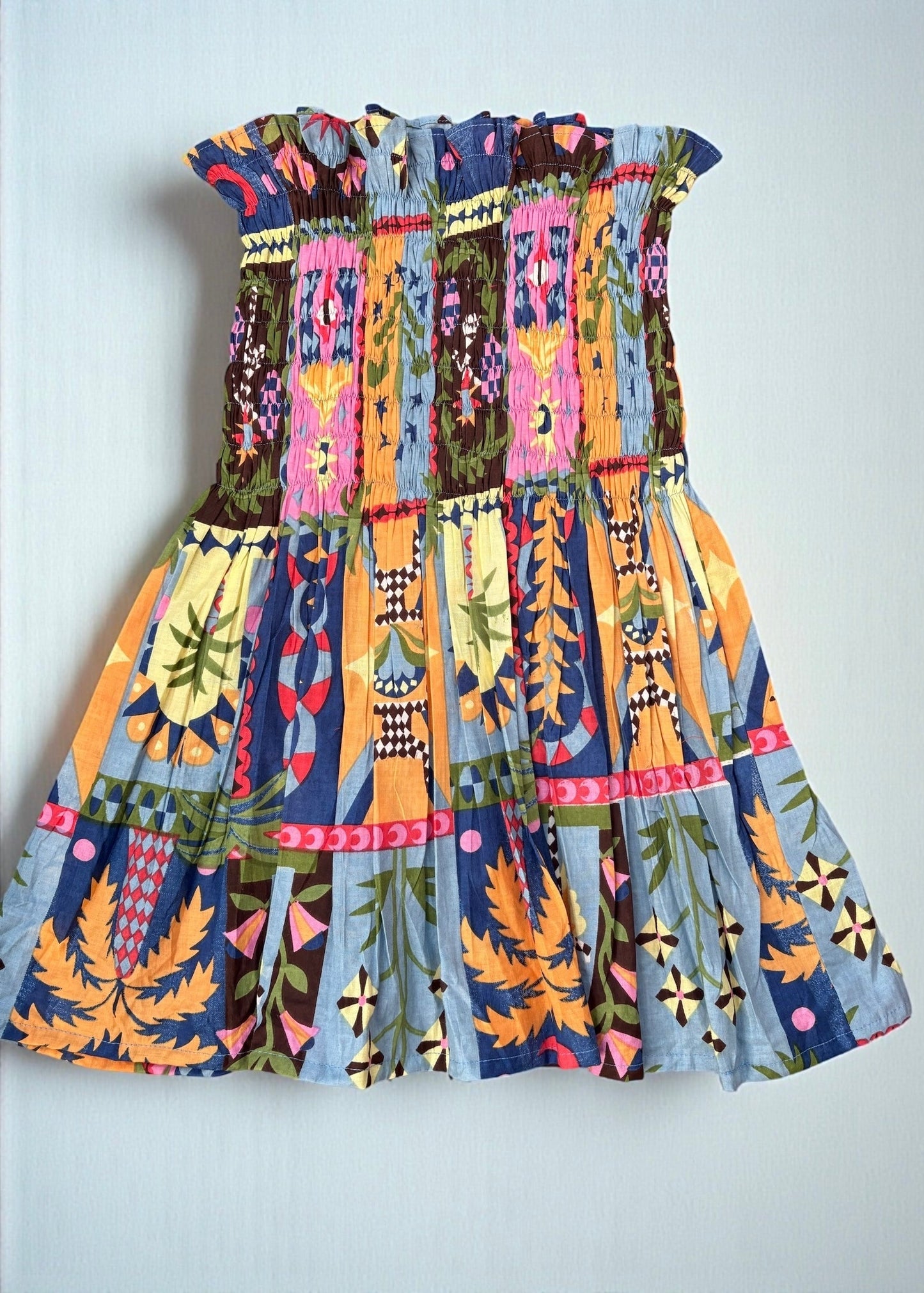 Boho Mosaic Smocked Top — ThatRomeo