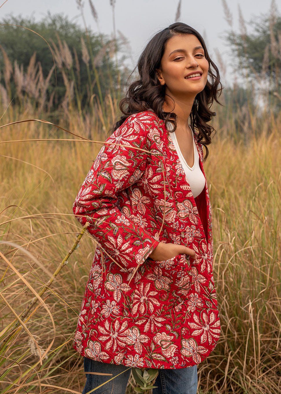 Kalamaki – Hand Block Printed Cotton Jacket
