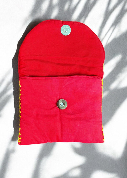 WovenWhim – Kantha Stitched Wallet