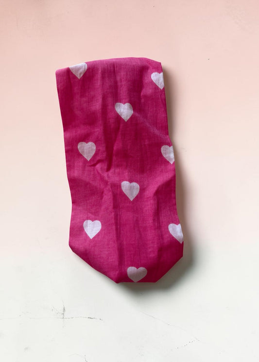 Rosé Hearts Twist Headband