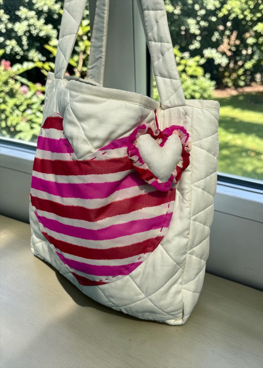 Lover's Stripe Tote