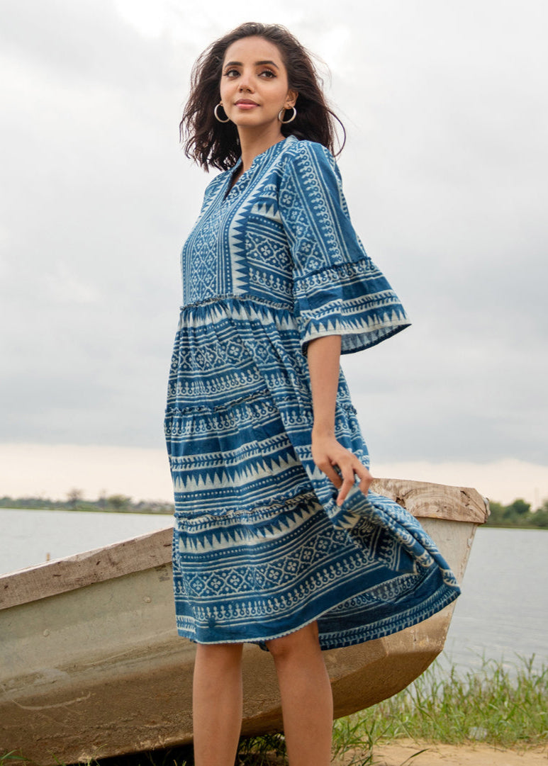 Atea –Cotton Midi Dress