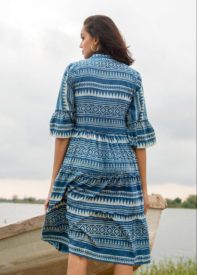 Atea –Cotton Midi Dress