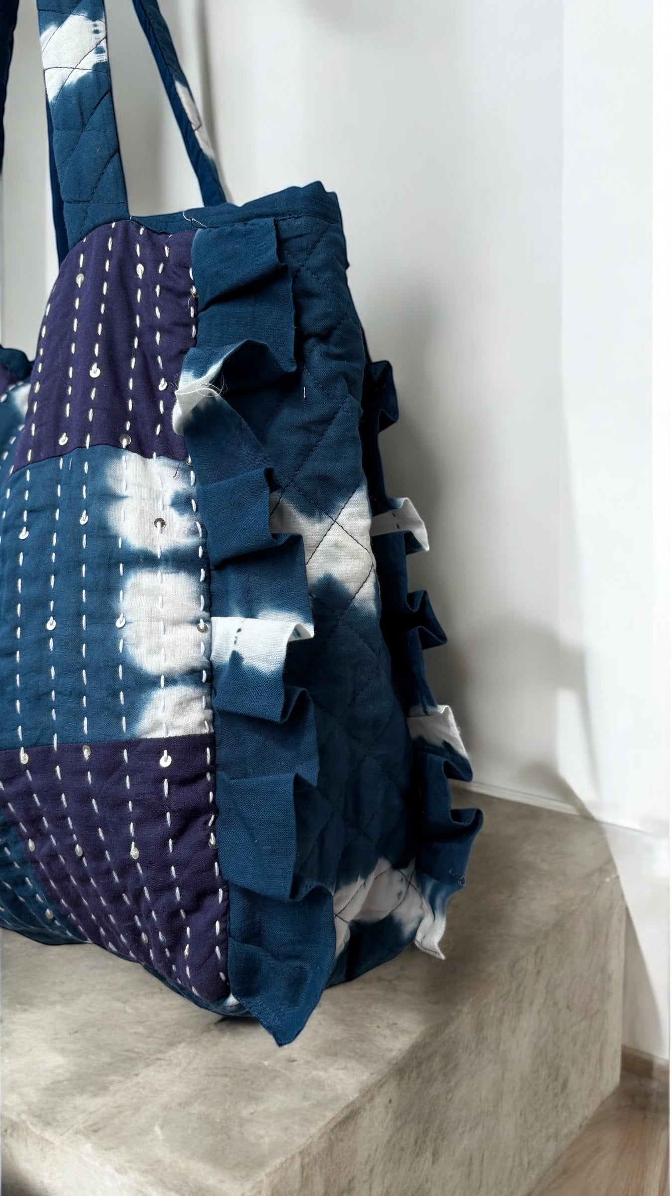 Indigo Rain Tote Bags