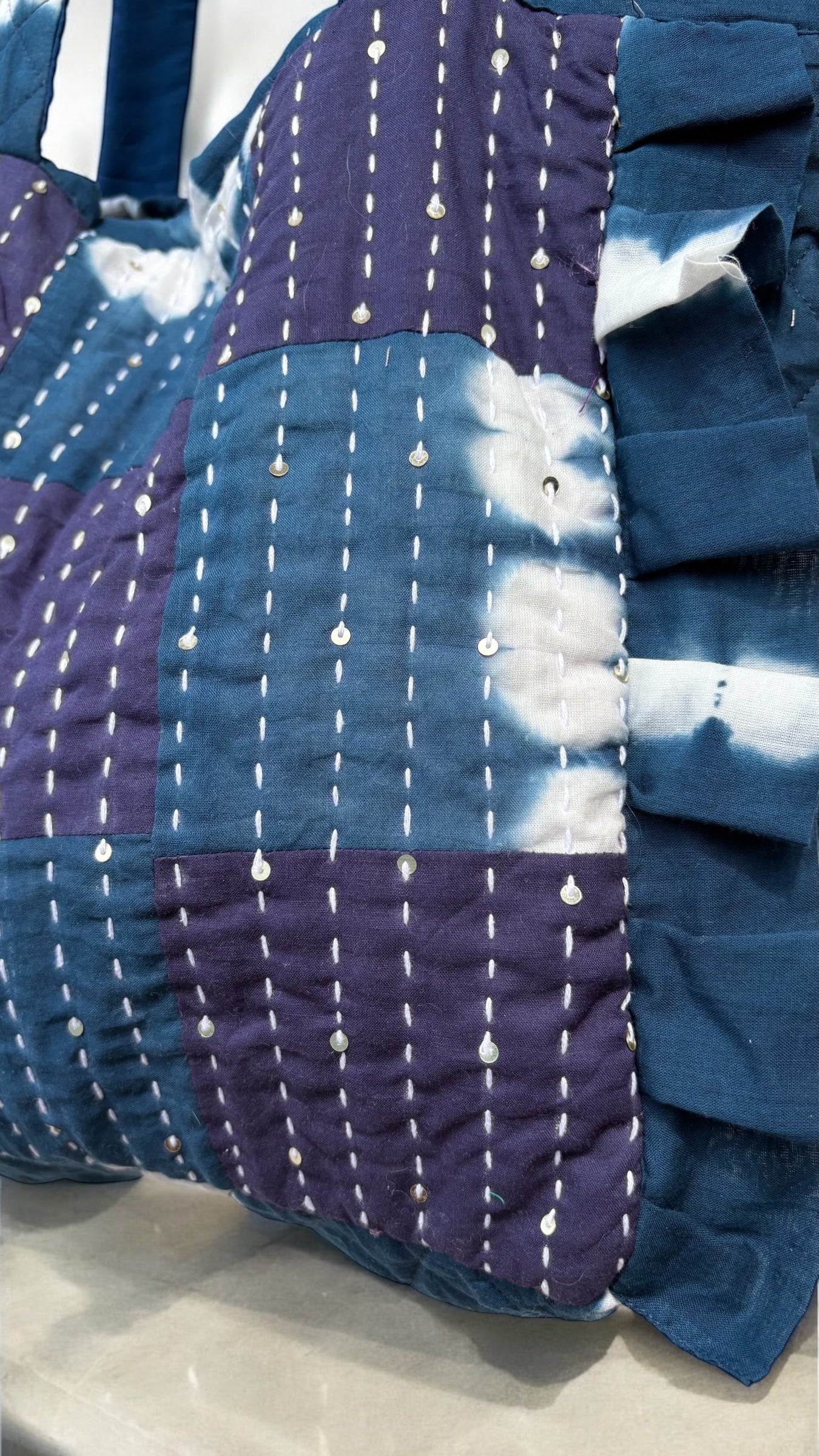 Indigo Rain Tote Bags