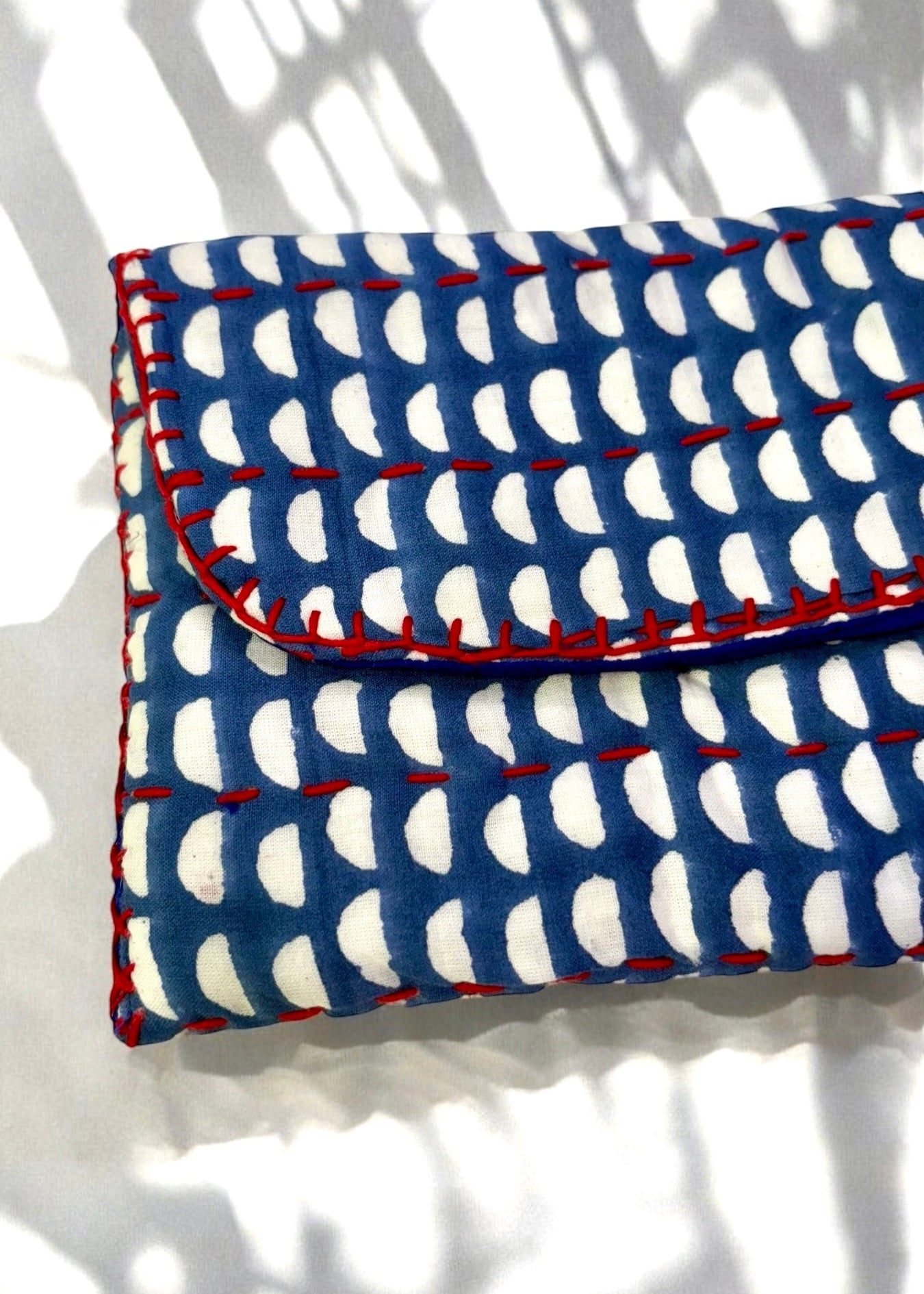 Half Moon – Kantha Stitched Wallet
