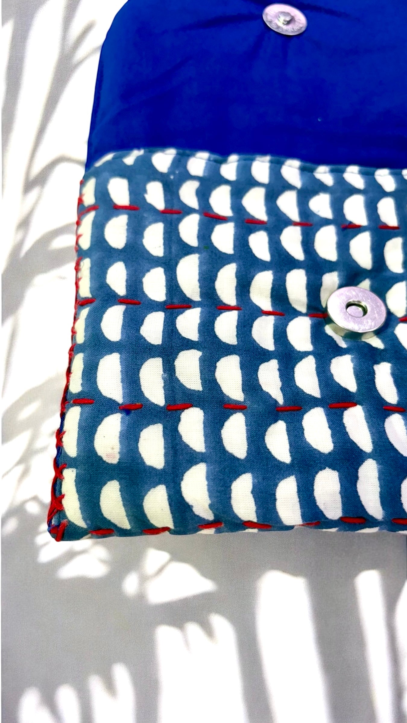Half Moon – Kantha Stitched Wallet