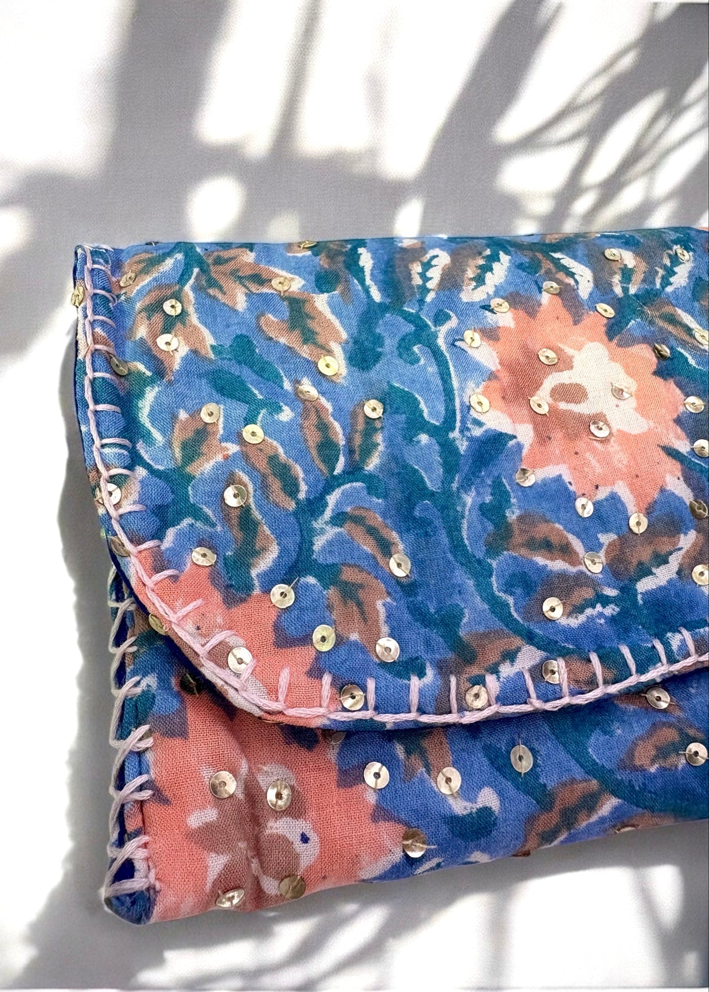 Chiclet – Kantha Stitched Wallet
