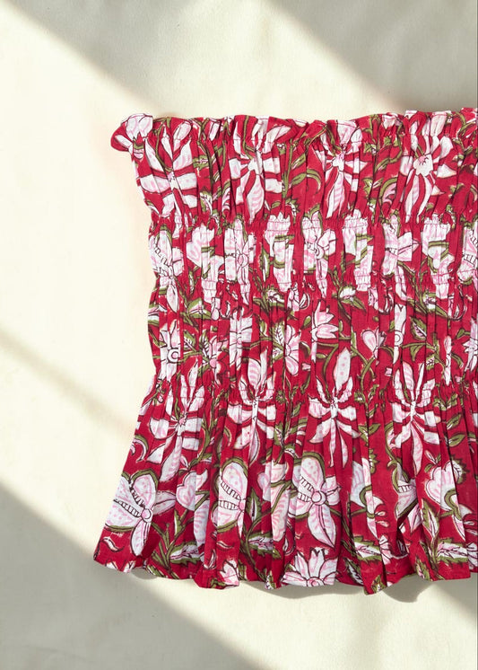 Frilla - smocked top