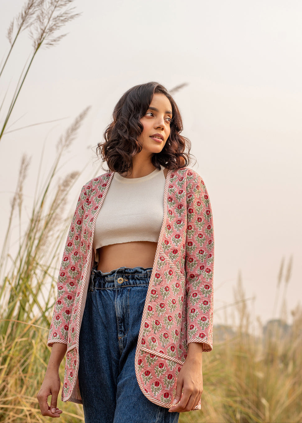 Royal Rein – Hand Block Printed Quilted Jacket