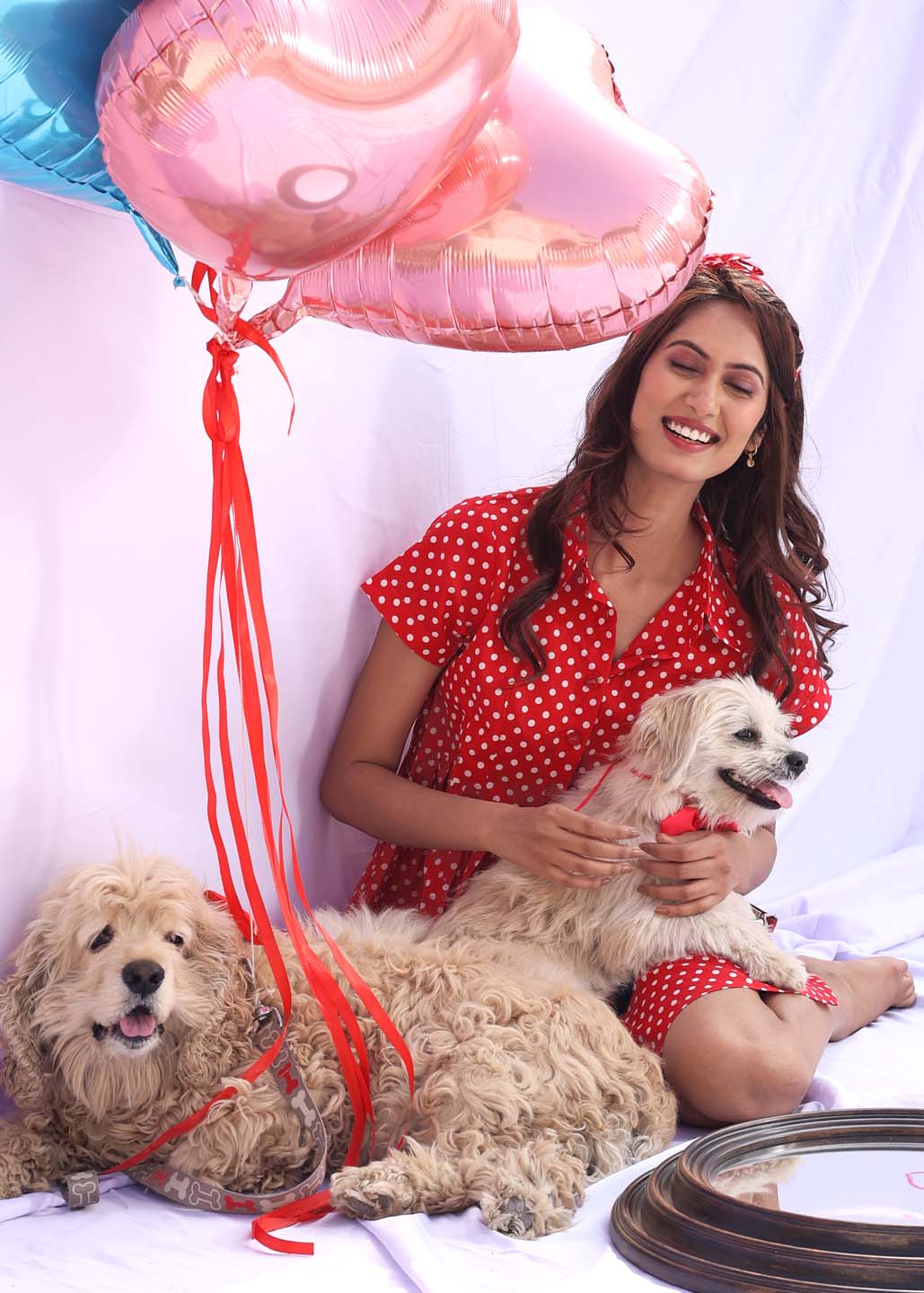 Retro Red – Cotton  Dress