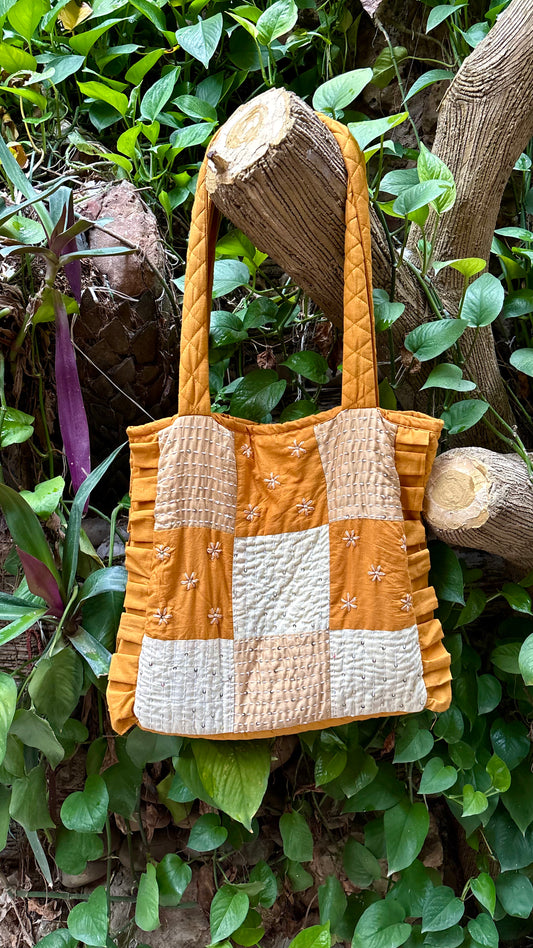 Marigold Muse Tote Bags