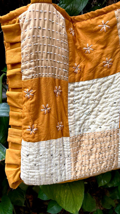 Marigold Muse Tote Bags