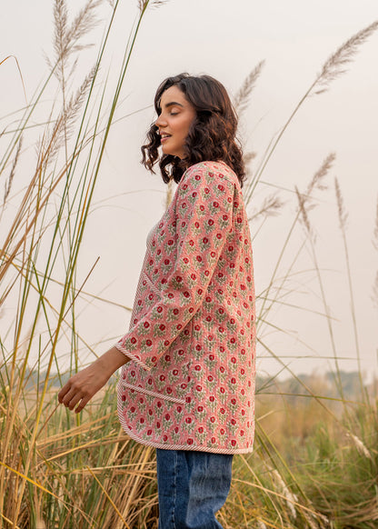 Royal Rein – Hand Block Printed Quilted Jacket