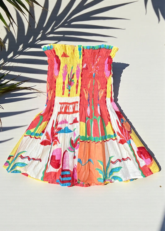 Tropical Breeze Smocked Top — ThatRomeo