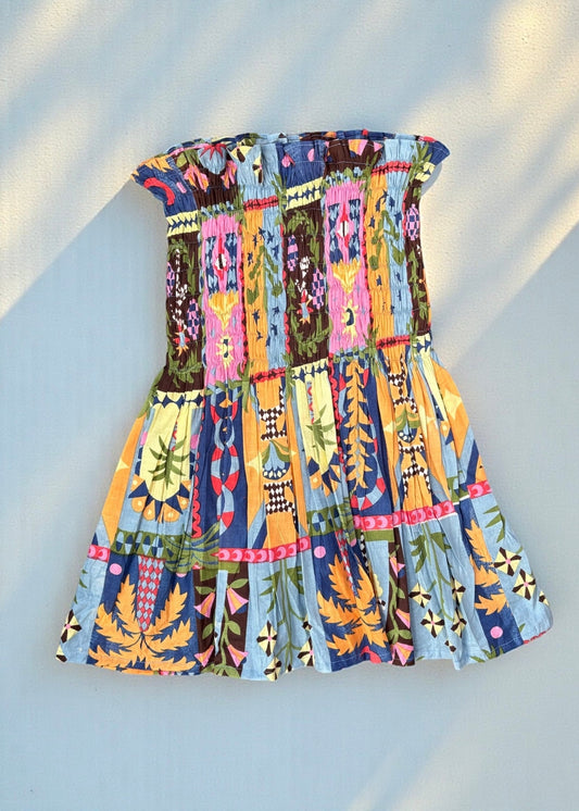 Boho Mosaic Smocked Top — ThatRomeo