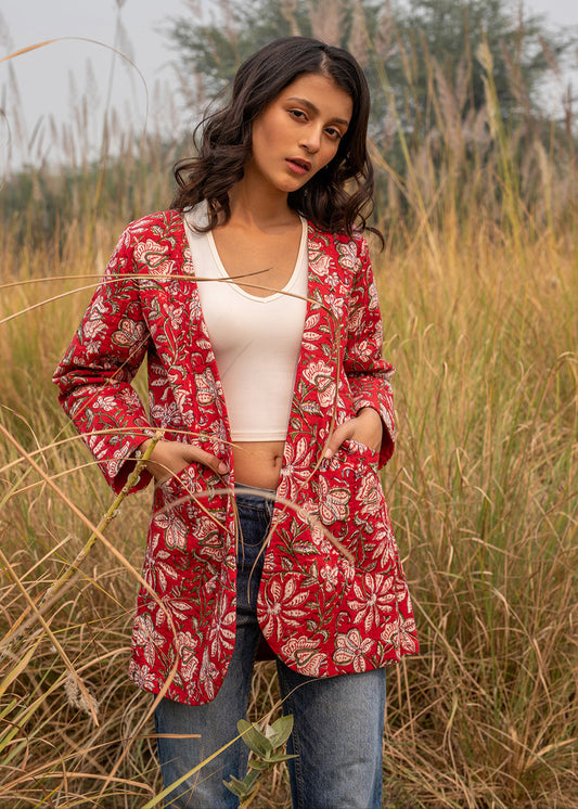 Kalamaki – Hand Block Printed Cotton Jacket