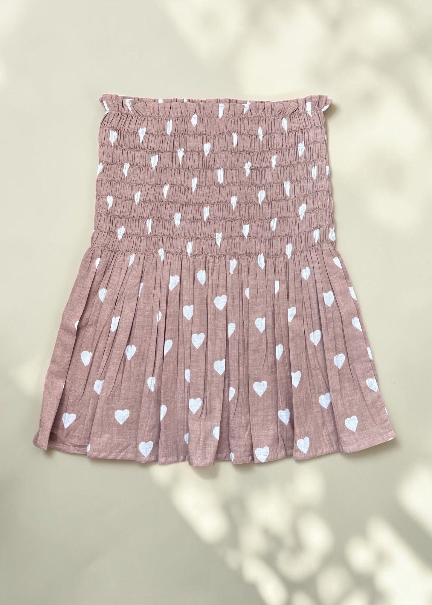 Blush Sugarheart Smocked  Top