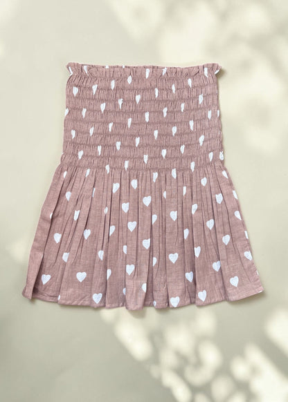 Blush Sugarheart Smocked  Top
