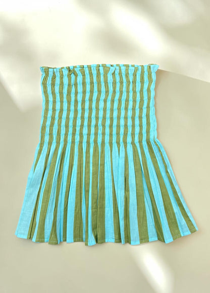Mint Matcha Smocked  Top