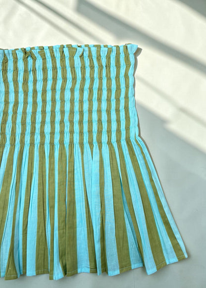 Mint Matcha Smocked  Top