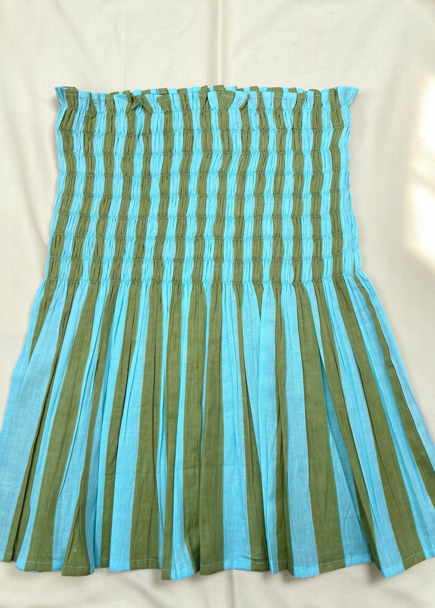 Mint Matcha Smocked  Top