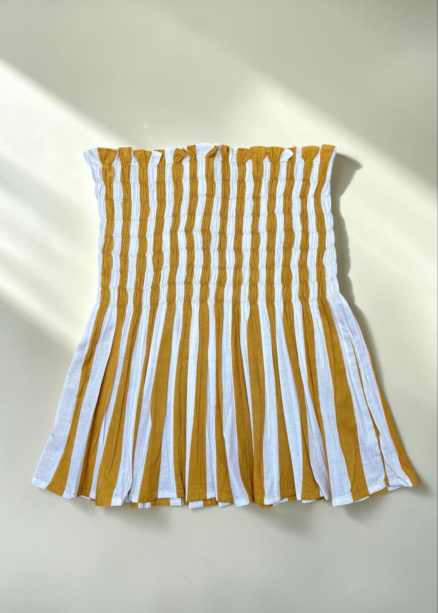 Honey Latte Smocked  Top