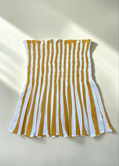 Honey Latte Smocked  Top