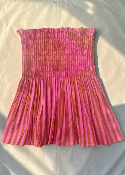 Sunset Sorbet Smocked  Top